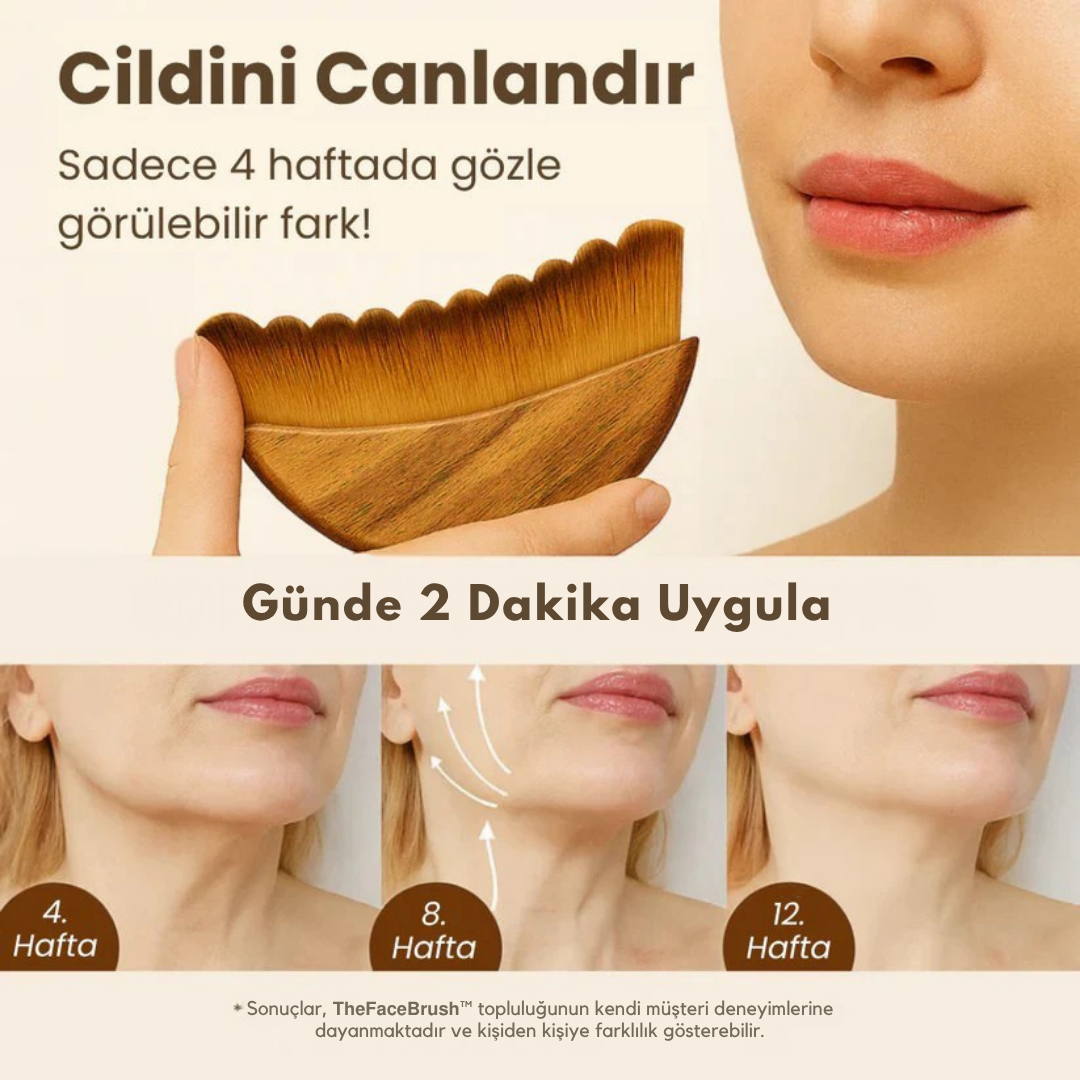 TheFaceBrush™ Yüz Şekillendirici Fırça –Şişkinlik Karşıtı & Cilt Parlatıcı