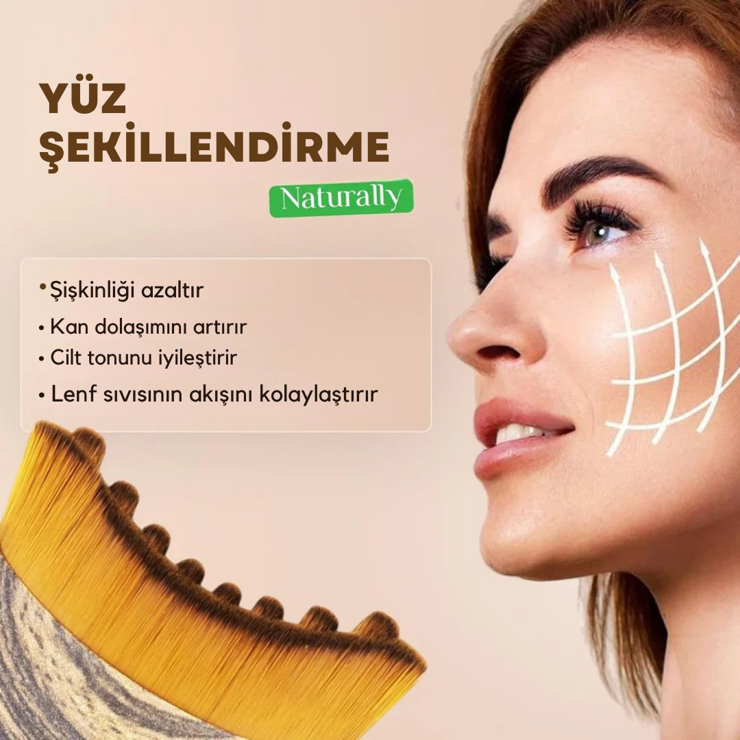TheFaceBrush™ Yüz Şekillendirici Fırça –Şişkinlik Karşıtı & Cilt Parlatıcı