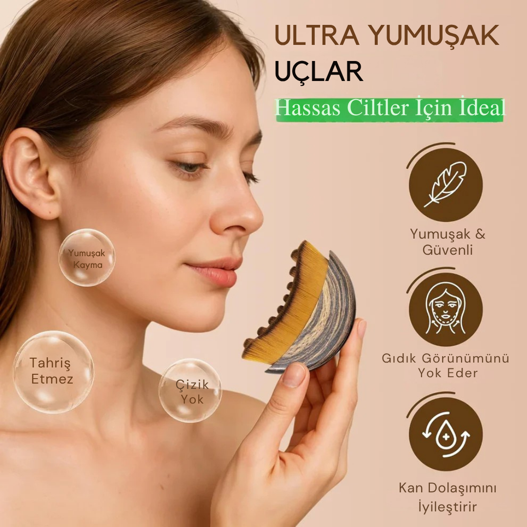 TheFaceBrush™ Yüz Şekillendirici Fırça –Şişkinlik Karşıtı & Cilt Parlatıcı