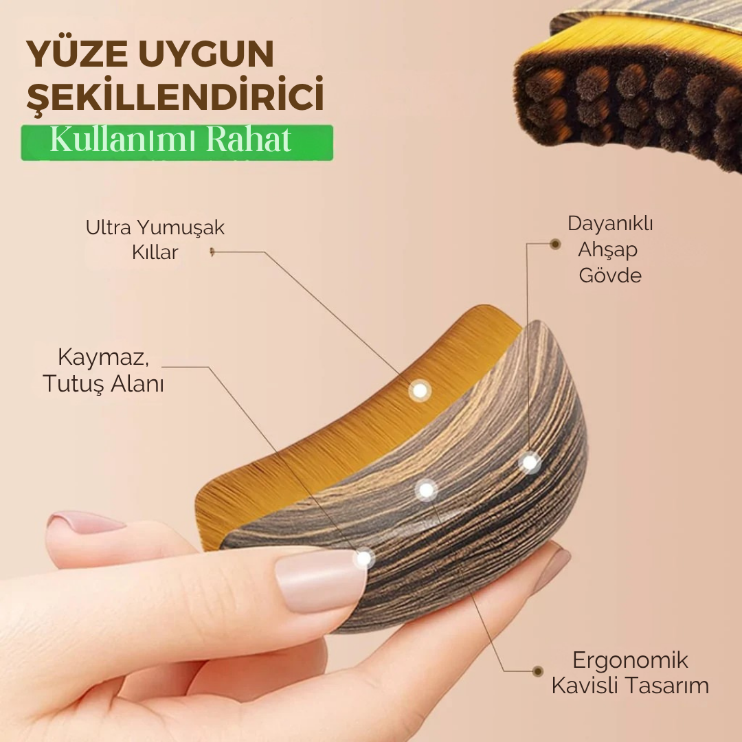 TheFaceBrush™ Yüz Şekillendirici Fırça –Şişkinlik Karşıtı & Cilt Parlatıcı
